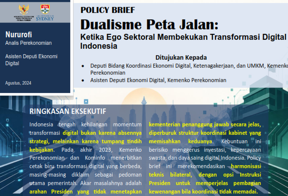 Dualisme Peta Jalan: Ketika Ego Sektoral Membekukan Transformasi Digital Indonesia