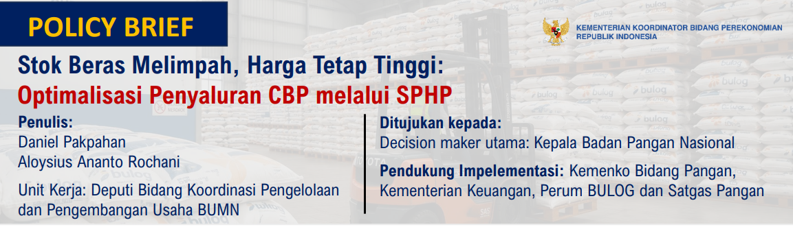 Stok Beras Melimpah, Harga Tetap Tinggi: Optimalisasi Penyaluran CBP melalui SPHP